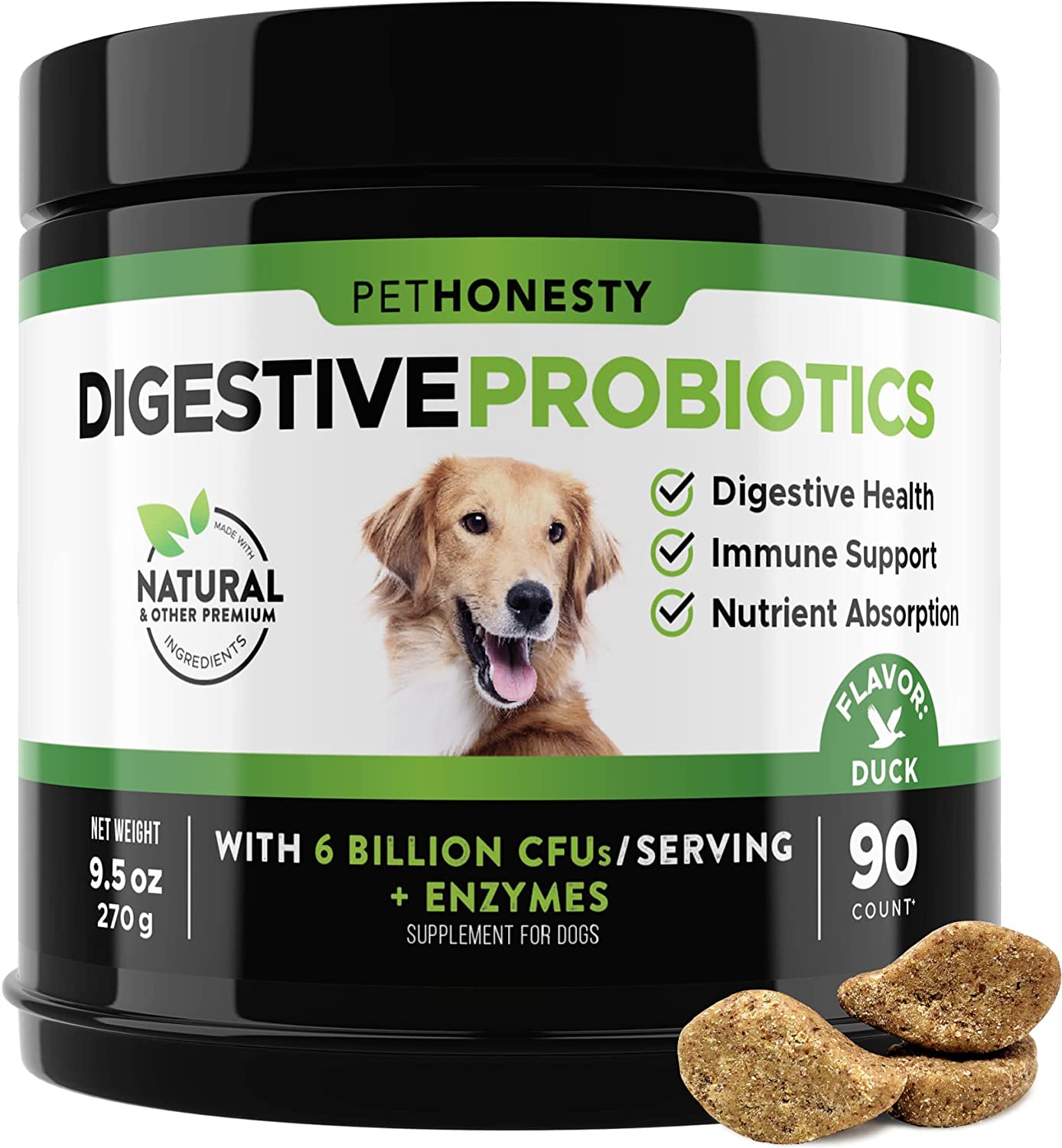  PetHonesty Digestive Probiotics for Dogs