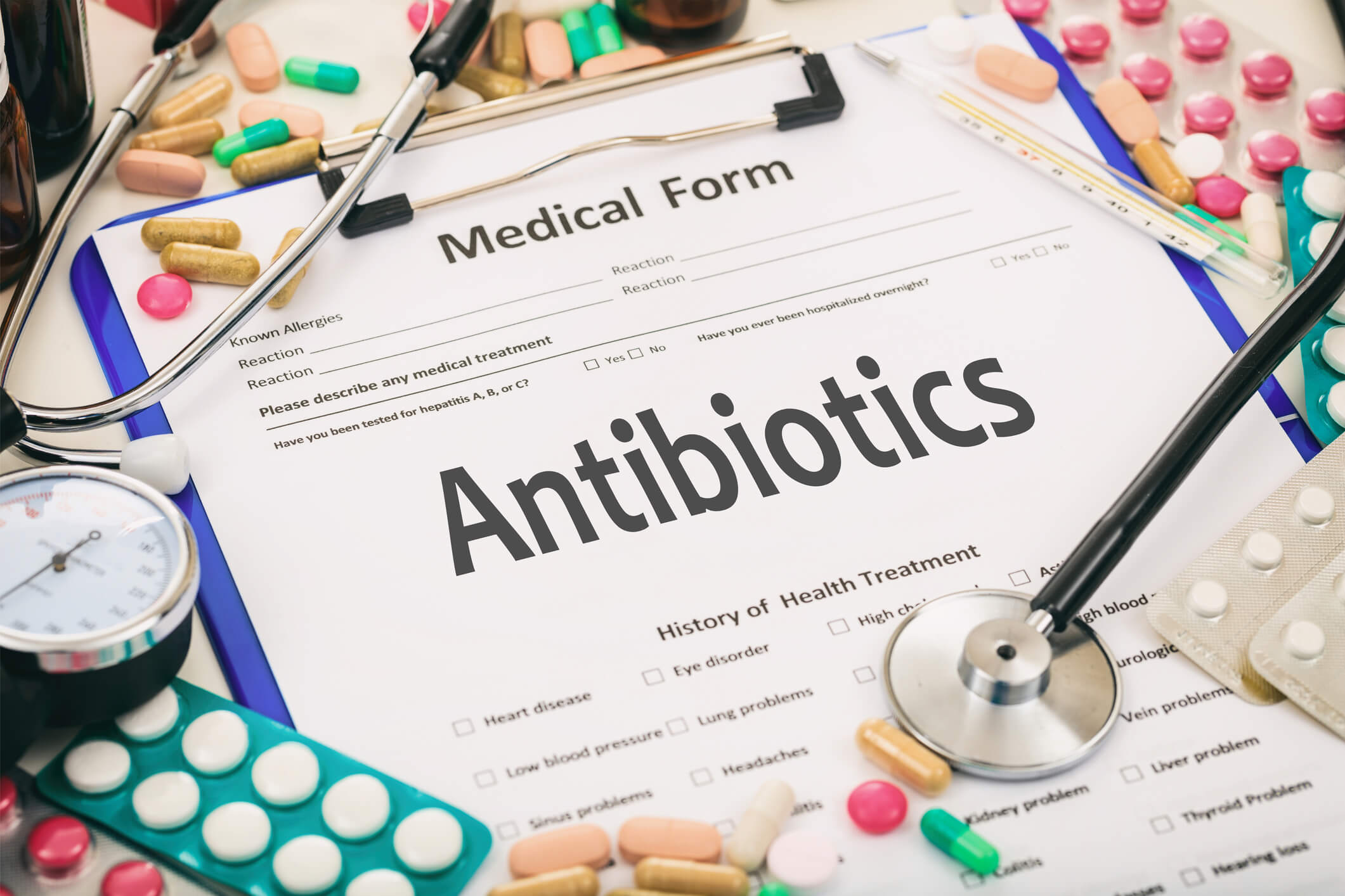 Using probiotics instead of or alongside antibiotics